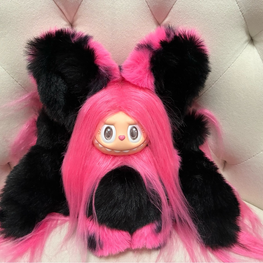 Pink and black labubu bat - New, high-quality custom